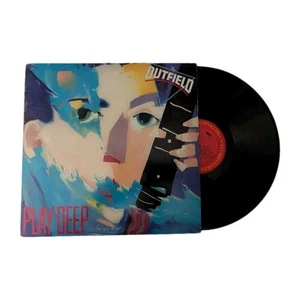 The Outfield Play Deep Lp Vinyl 1985 Columbia Records 1st 'Sterling' Press VG - Picture 1 of 9