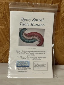 Würziger Spiral Tischläufer Muster selber basteln! 42x25 8e - Bild 1 von 2