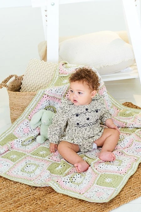 Stylecraft Double Knit Crochet Pattern 10204 3 Crochet Designs One Size Blankets - Image 1 of 1