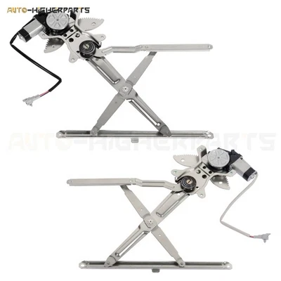 Regulador de ventana eléctrica delantero izquierdo derecho con motor para Toyota Tacoma 1995-2004 2x Foto 1 de 4