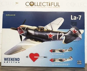 EDUARD - LA-7 - WEEKEND EDITION - RUSSIAN SOVIET FIGHTER PLANE MODEL KIT 1:72🔥 - Picture 1 of 1