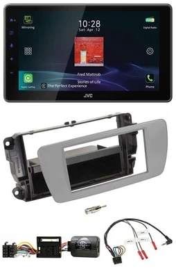 JVC DAB Lenkrad Bluetooth USB Autoradio für Seat Ibiza dublingrau - Bild 1 von 4