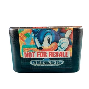 Sonic the Hedgehog 1 (Sega Genesis, 1991) Not For Resale Cartridge Only Untested - Bild 1 von 6