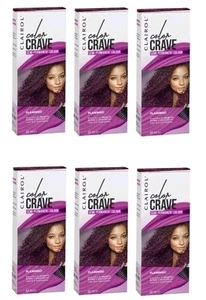 6 X Clairol Color Crave Semi-Permanent Hair Colour | Hair Dye - Flamingo 60mL - Picture 1 of 2