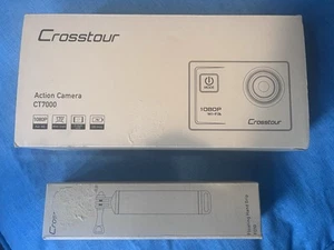 Crosstour Action Camera CT7000, With Mounts, Accessories And Hand Grip Bar - Picture 1 of 4
