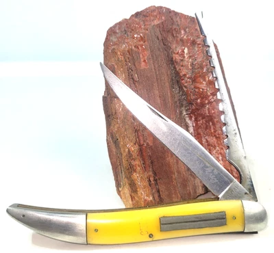 KA-BAR Stainless T29 5" Fish Knife Pat 1,788,656 C1925-1930 Celluloid Handle - Image 1 of 4