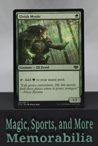MTG Elvish Mystic Commander 2014 Regular Common Magic The Gathering LP - Picture 1 of 2
