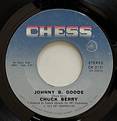 Chuck Berry Johnny B. Goode / My Ding-A-Ling 45 rpm EX Chess (1972 pressing) - Image 1 of 2