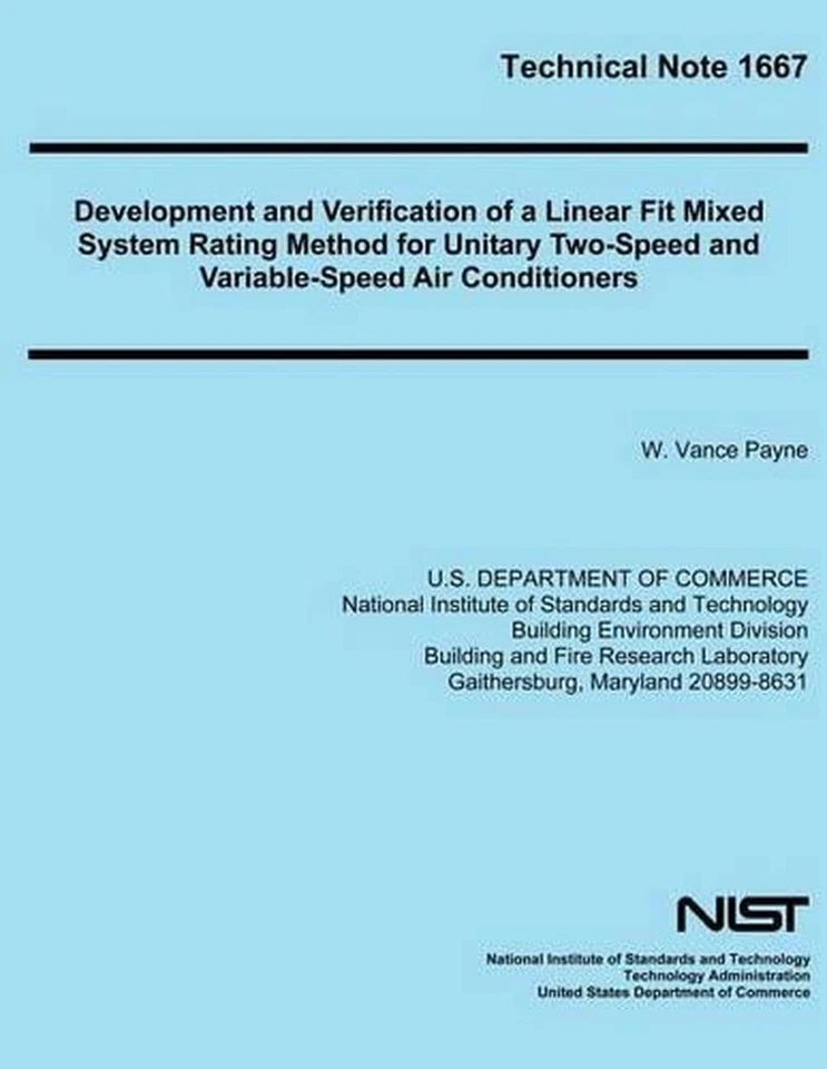 Technical Note 1667: Development and Verification of a Linear Fit Mixed System R - Image 1 of 1