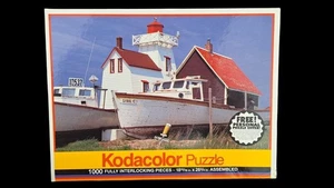 Vintage Kodacolor Puzzle 1000 Piece Boat Prince Edward Island New Sealed 77777 - Picture 1 of 9