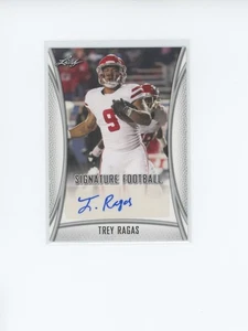 2021 Leaf Draft Trey Ragas #BA-TRI Rookie RC Auto Autograph Louisiana Cajuns - Picture 1 of 2