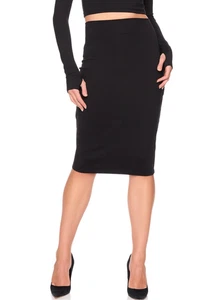 Susana Monaco Essential Slim High Waist Rock - Bild 1 von 6