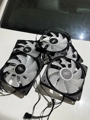 6x DeepCool DF1202512CL-087 120mm PC Case Fans – 12V Quiet Cooling Set - Image 1 of 3