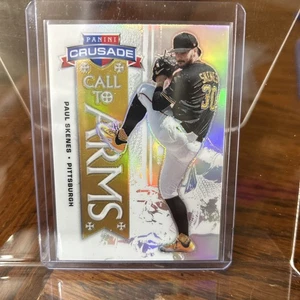 PAUL SKENES 2025 Panini Crusade #18 CALL TO ARMS Silver Prizm - Pittsburgh Pirates - Bild 1 von 2