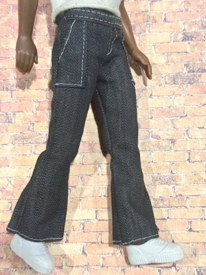 Ken Clothes : Denim Blue Jeans w Deep Pockets ( fits 12” Action Figures ) ⭐️ - Image 1 of 4