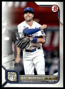 2022 Bowman Whit Merrifield Kansas City Royals #42 - Picture 1 of 2