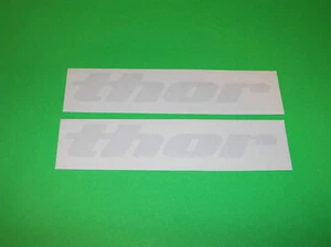 KX KXF YZ YZF RM RMZ CR CRF 80 85 125 250 THOR MOTOCROSS SILVER STICKERS DECALS - Picture 1 of 1