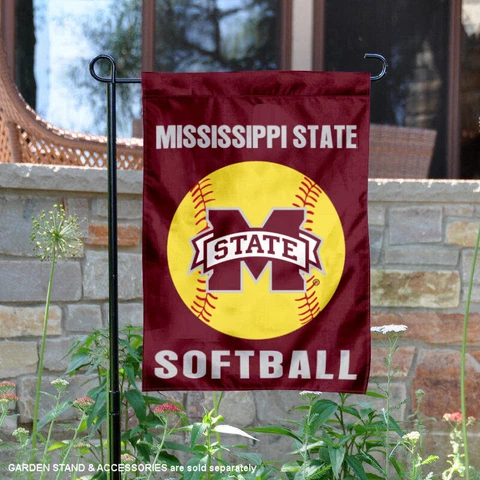 Mississippi State University Bulldogs Softball Garden Flag and Yard Banner Cover