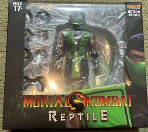 New! 1:12 Scale Storm Collectibles Action Series Mortal Kombat - Reptile Figure - Picture 1 of 5
