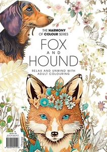 Adult Colouring Book: the Harmony of Colour Series Fox and Hound - Picture 1 of 1