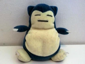 Nintendo Pokemon Hasbro Snorlax Beanie Plush Soft Toy Doll 4.5" Tall UK - Picture 1 of 1