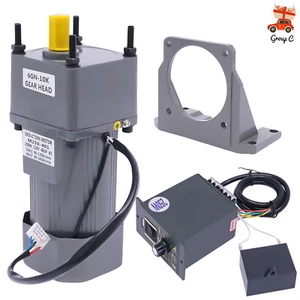 AC Gear Reduction Motor Electric+Variable Speed Control Reversible 110V 250W New - Picture 1 of 15