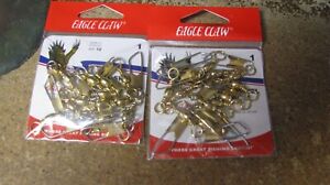 Snap Swivels, Eagle Claw size 1, nip, 24 ct, heavy duty,  free shipping