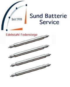 4x Federstege 16mm Federstifte Uhrenstifte Edelstahl für Uhrenarmband Neu Ø1,8mm - Bild 1 von 3