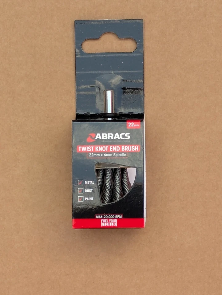 ABRACS 22MM TWIST KNOT END BRUSH - Image 1 of 1