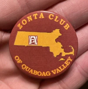 Prendedor De Colección Zonta International Civic Club of Quaboag Valley Massachusetts MA C18 - Imagen 1 de 10