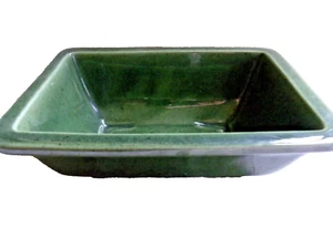 Vintage Haeger Pottery Rectangle Planter | Green Glaze 3992 - Made in USA - Picture 1 of 7