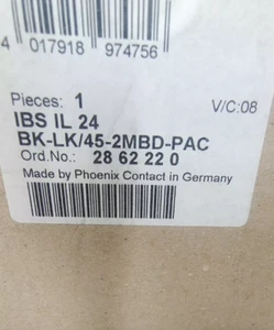 New PHOENIX CONTACT IBS IL 24 BK-LK/45-2MBD-PAC 2862220 Bus Coupler Free Ship - Picture 1 of 2