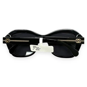 Chanel Sunglasses ch5510A 622/T8 Glossy Black Pale Gold CC Polarized - No Case - Picture 1 of 10