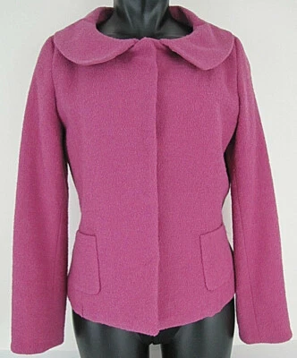 Шерстяной блейзер Josephine Chaus 4 розовый жакет с подкладкой воротник карманы текстурированные поношенные 2 шт. - Изображение 1 из 4