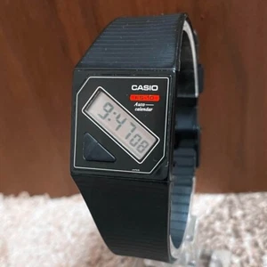 Rare Vintage 1985 Casio FS-10 Ultra Slim Digital Watch Japan - Bild 1 von 8