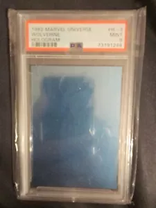 1992 Impel Marvel Universe Wolverine H3 Blue Hologram PSA 9 X-Men Avengers MCU - Picture 1 of 3