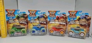 Spin Master 2025 Monster Jam MUD Blasters #20151441 1:64 Scale Set of 4 Thunderr - Picture 1 of 15