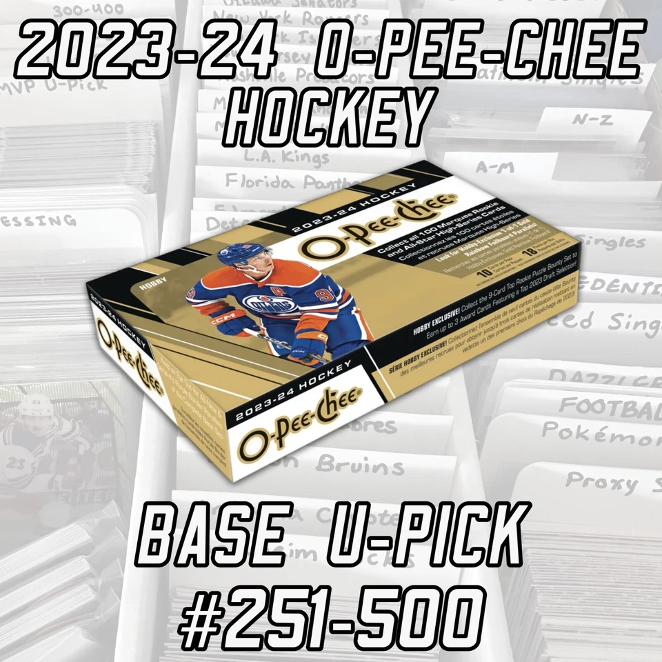 2023-24 O-Pee-Chee Hockey BASE U-PICK 251-500 - Image 1 of 1