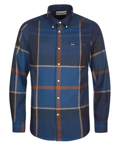 🔵Barbour Camicia Dunoon MSH4980 Midnight Tartan TN54 Uomo FW24/25 - Imagen 1 de 3