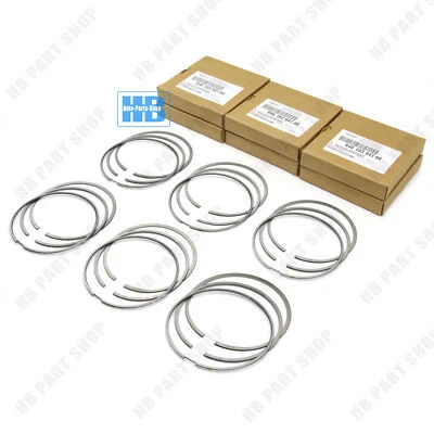 6x Piston Rings Set STD For Porsche Cayenne Panamera Macan S 4S 3.0T 3.6 970 95B — 第 1/4 张图片