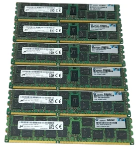 Micron MT36KSF2G72PZ-1GE1HE PC3L-10600R DDR3 96GB 6 X 16GB ECC Server Memory RAM - Bild 1 von 1