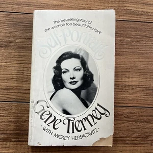 Selbstporträt von Gene Tierney Vintage Taschenbuch mit Mickey Herskowitz 1979 - Bild 1 von 6