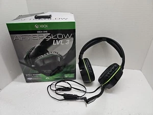 Afterglow LVL 3 Cuffie Cablate per Xbox One con Scatola Originale TESTATE Nero - Foto 1 di 1
