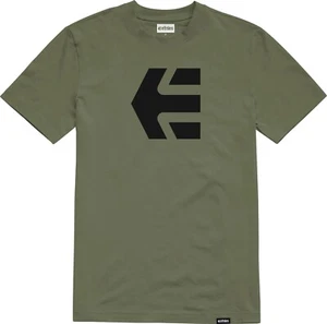 ETNIES ICON MILITARY GREEN T-SHIRT - Picture 1 of 1