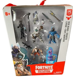 NUOVE figure invernali Fortnite Battle Royal Collection Ice King Zenith Lynx SGT  - Foto 1 di 9