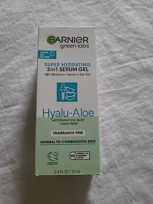 Garnier Super Hydrating 3-in-1 Serum Eye Gel Hyaluronic Aloe 2.4oz Puffiness - Image 1 of 4