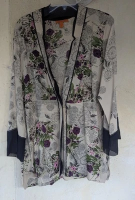 HERMOSA BLUSA DE SEDA HARARI 2X LARGA PRECIOSA USADA EN EXCELENTE ESTADO Foto 1 de 3