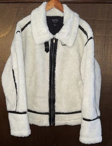 Mens Size XL Sherpa Aviator Jacket  - Picture 1 of 3