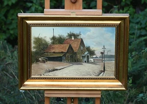 Carl Ove Julian Lund (1857-1936) Old House By Langebro Bridge, Copenhagen - Picture 1 of 6