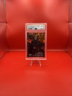 2024 TOPPS STAR WARS CHROME COUNT DOOKU AV-MUSTAFAR LAVA 7/10 PSA 7 - Image 1 of 2